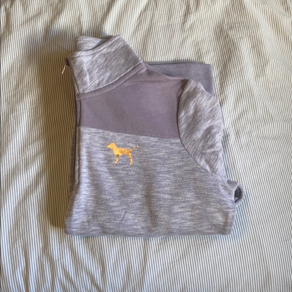 Quarter zip up from pink